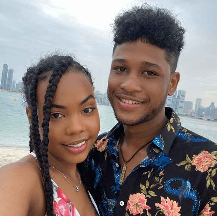 Rahim Banda and girlfriend