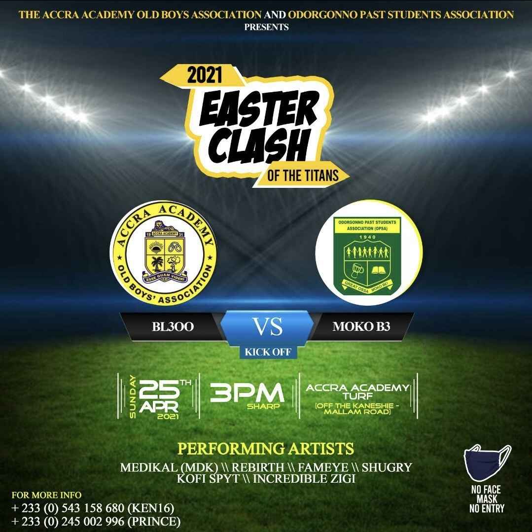 Accra Academy & Odorgonno SHS Old Students Soccer Clash