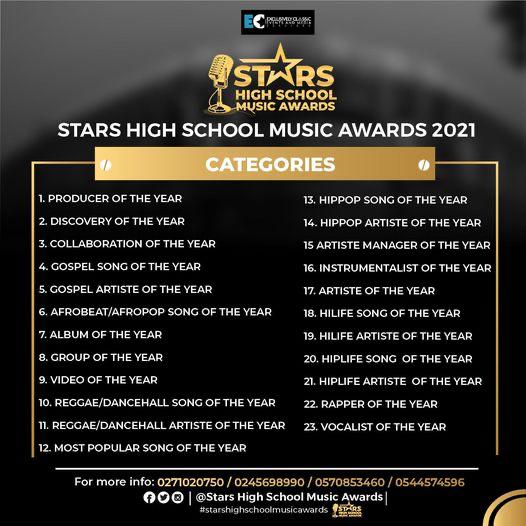 STARS HIGH SCHOOL MUSIC AWARDS